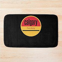 Art Calgary Flames Bath Mat