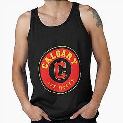 Art Calgary Flames Tank Top