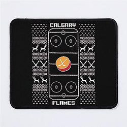 Art Calgary Flames Mouse Pad