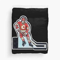 Art Calgary Flames Duvet Cover