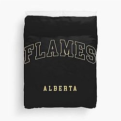 Art Calgary Flames Duvet Cover