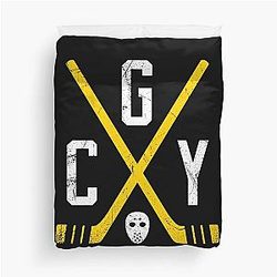 Art Calgary Flames Duvet Cover