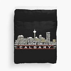 Art - Calgary Flames Duvet Cover