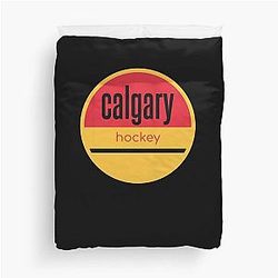 Art Calgary Flames Duvet Cover