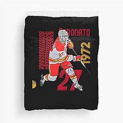Art Calgary Flames Duvet Cover