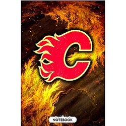 NHL Notebook Calgary Flames Lined Notebook Journal