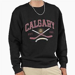 Art Calgary Flames Pullover Sweatshirt