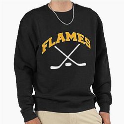 Art Calgary Flames Pullover Sweatshirt