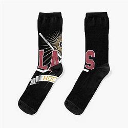 Art Calgary Flames Socks