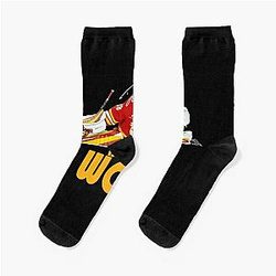 Art Calgary Flames Socks