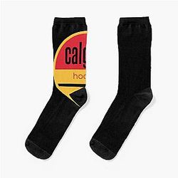 Art Calgary Flames Socks