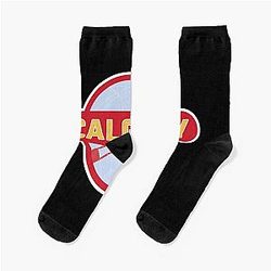 Art Calgary Flames Socks