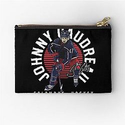 Art Calgary Flames Zipper Pouch