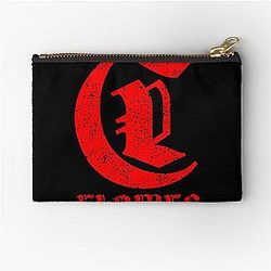 Art Calgary Flames Zipper Pouch