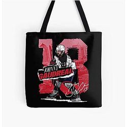Art Calgary Flames All Over Print Tote Bag