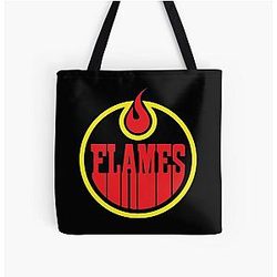 Art - Calgary Flames Tote Bag