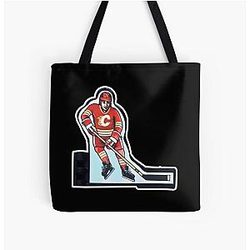Calgary Flames All Over Print Tote Bag
