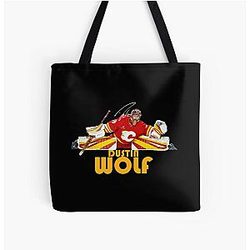 Calgary Flames All Over Print Tote Bag
