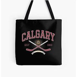 Art - Calgary Flames Tote Bag