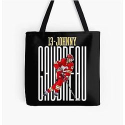 Art Calgary Flames All Over Print Tote Bag