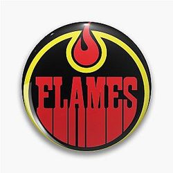 Art Calgary Flames Pin
