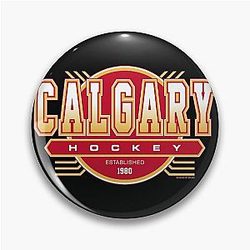 Art Calgary Flames Pin