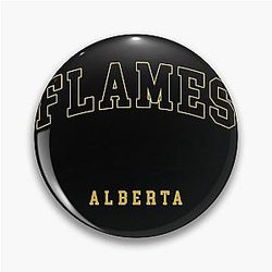 Art Calgary Flames Pin