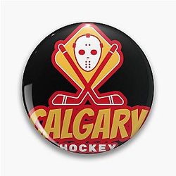 Art Calgary Flames Pin