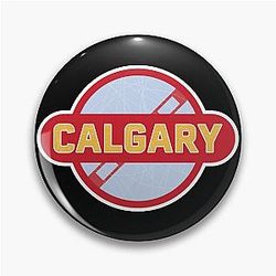 Art Calgary Flames Pin