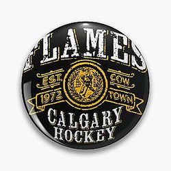 Art Calgary Flames Pin