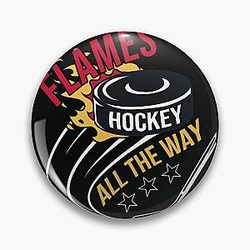 Art Calgary Flames Pin