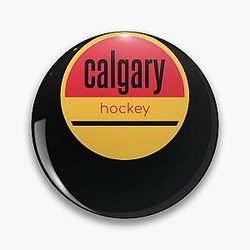 Art Calgary Flames Pin