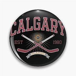 Art. Calgary Flames Pin
