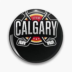 Art Calgary Flames Pin