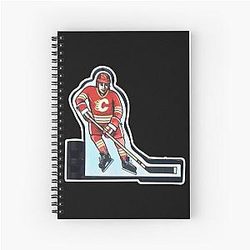 Art Calgary Flames Notebook