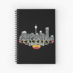 Art Calgary Flames Notebook