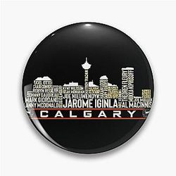Art Calgary Flames Pin