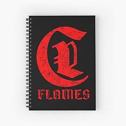 Art Calgary Flames Notebook