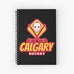 Art Calgary Flames Notebook