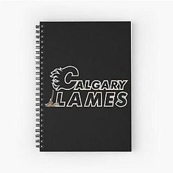 Art Calgary Flames Notebook