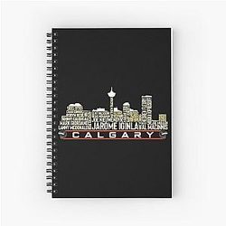 Art Calgary Flames Notebook