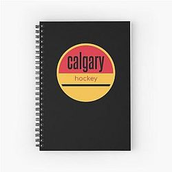 Art Calgary Flames Notebook