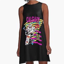 Calgary Flames A-Line Dress
