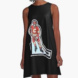 Art Calgary Flames A-Line Dress
