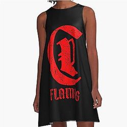 Art Calgary Flames A-Line Dress