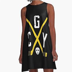 Art, Calgary Flames A-Line Dress