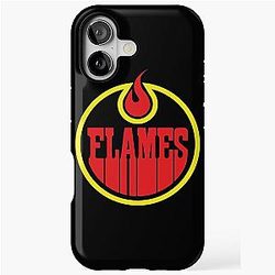 Art Calgary Flames iPhone Case