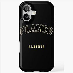 Art Calgary Flames iPhone Tough Case