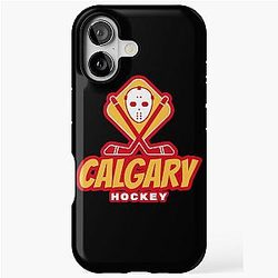 Art Calgary Flames iPhone Tough Case