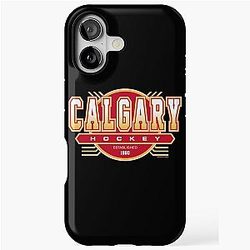 Art Calgary Flames iPhone Case